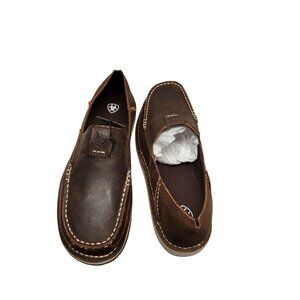 Ariat Mens Cruiser Rough Oak Leather Slip-On Shoes Size 8.5 D